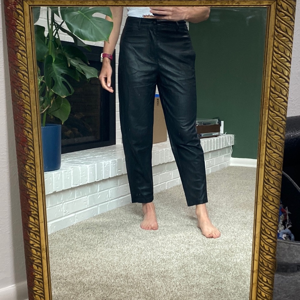 Faux leather Zara pants